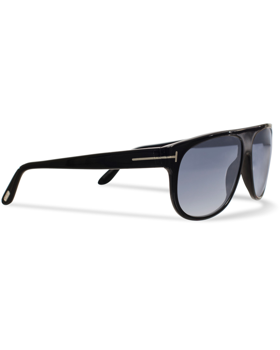 Herre | Tom Ford Kristen FT0375 D-Frame Sunglasses Black/Blue | Tom Ford | Kristen FT0375 D-Frame Sunglasses Black/Blue