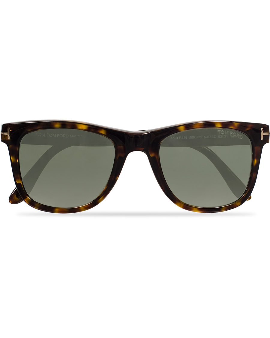 Herre | Tom Ford Leo FT0336 Polarized Sunglasses Havana/Green | Tom Ford | Leo FT0336 Polarized Sunglasses Havana/Green