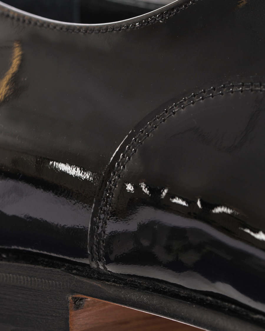Herre | Cheaney Kelly Oxford Patent Black Leather | Cheaney | Kelly Oxford Patent Black Leather