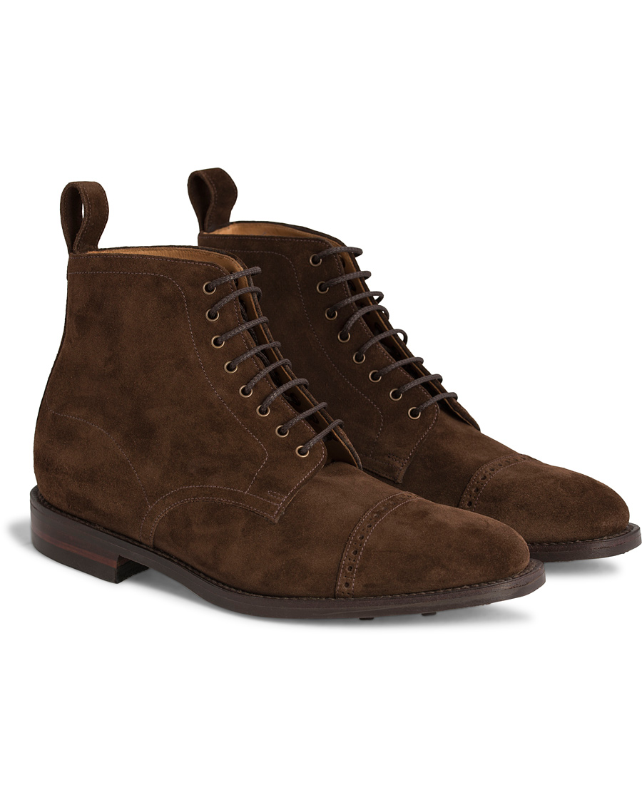 Herre | Loake 1880 MTO Hyde Boot Single Dainite Brown | Loake 1880 | MTO Hyde Boot Single Dainite Brown
