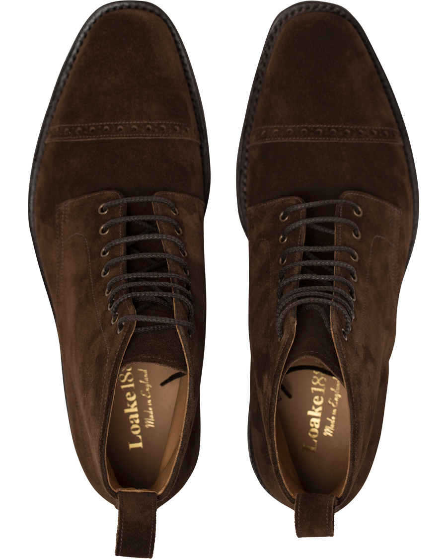 Herre | Loake 1880 MTO Hyde Boot Single Dainite Brown | Loake 1880 | MTO Hyde Boot Single Dainite Brown