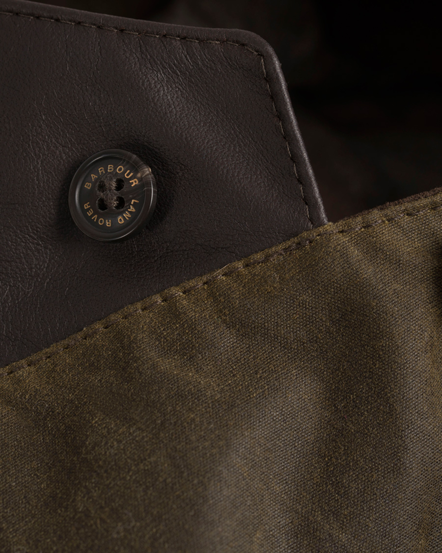Herre | Jakker | Barbour for Land Rover | Boneyard Wax Jacket Olive