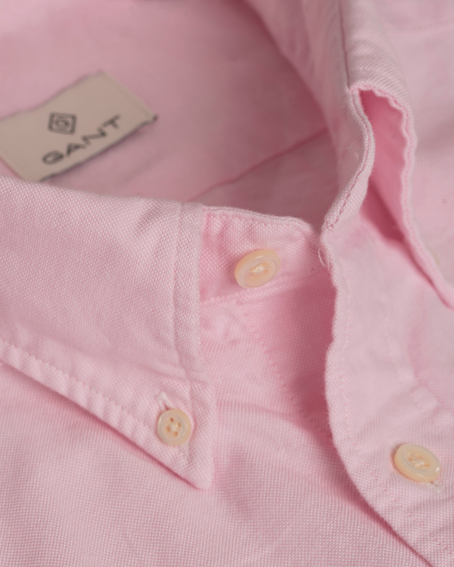 Herre | Skjorter | GANT Diamond G | The Perfect Oxford Fitted Body Shirt Pastel Pink