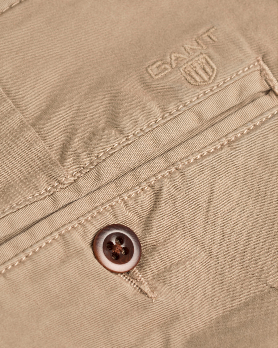 Herre | Bukser | GANT | Soho Comfort Stretch Cotton Chino Khaki/Beige