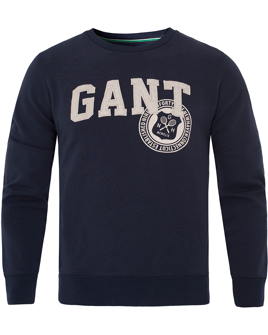 Herre | Trøjer | GANT | C-Neck Sweat Marine