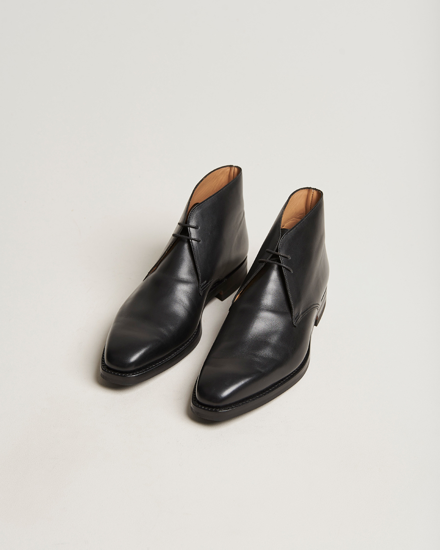 Herre | Støvler | Crockett & Jones | Tetbury Chukka Black Calf