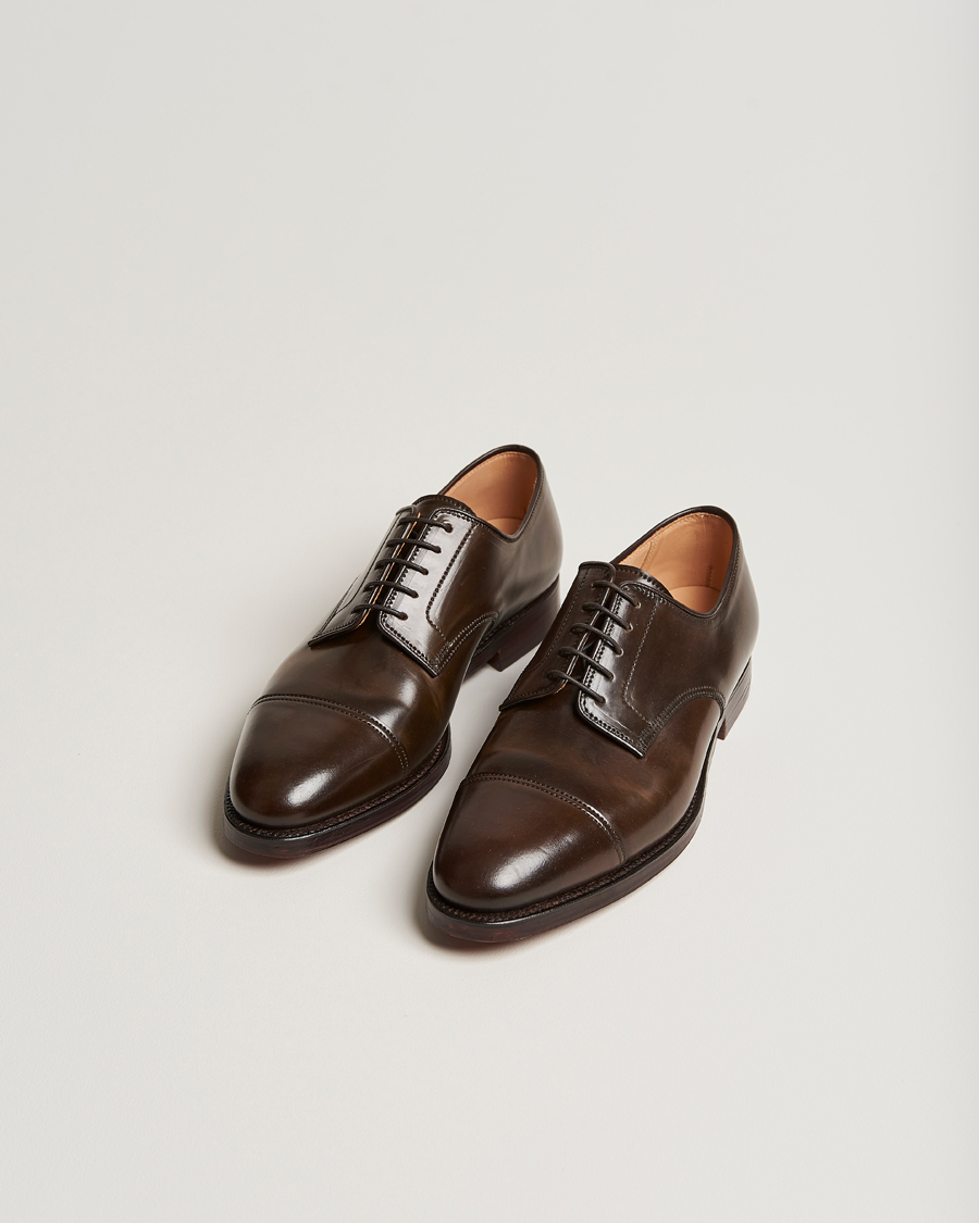 Herre | Formal Wear | Crockett & Jones | Bradford Derby Dark Brown Cordovan