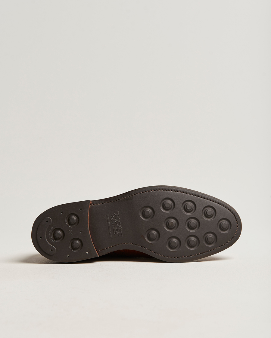 Herre | Brogues | Crockett & Jones | Pembroke Derbys Tan Grained Calf