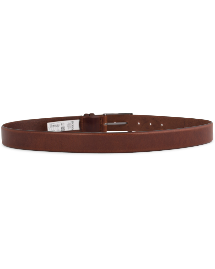 Herre | BOSS Carmello Leather Belt 3,5 cm Medium Brown | BOSS BLACK | BOSS Carmello Leather Belt 3,5 cm Medium Brown