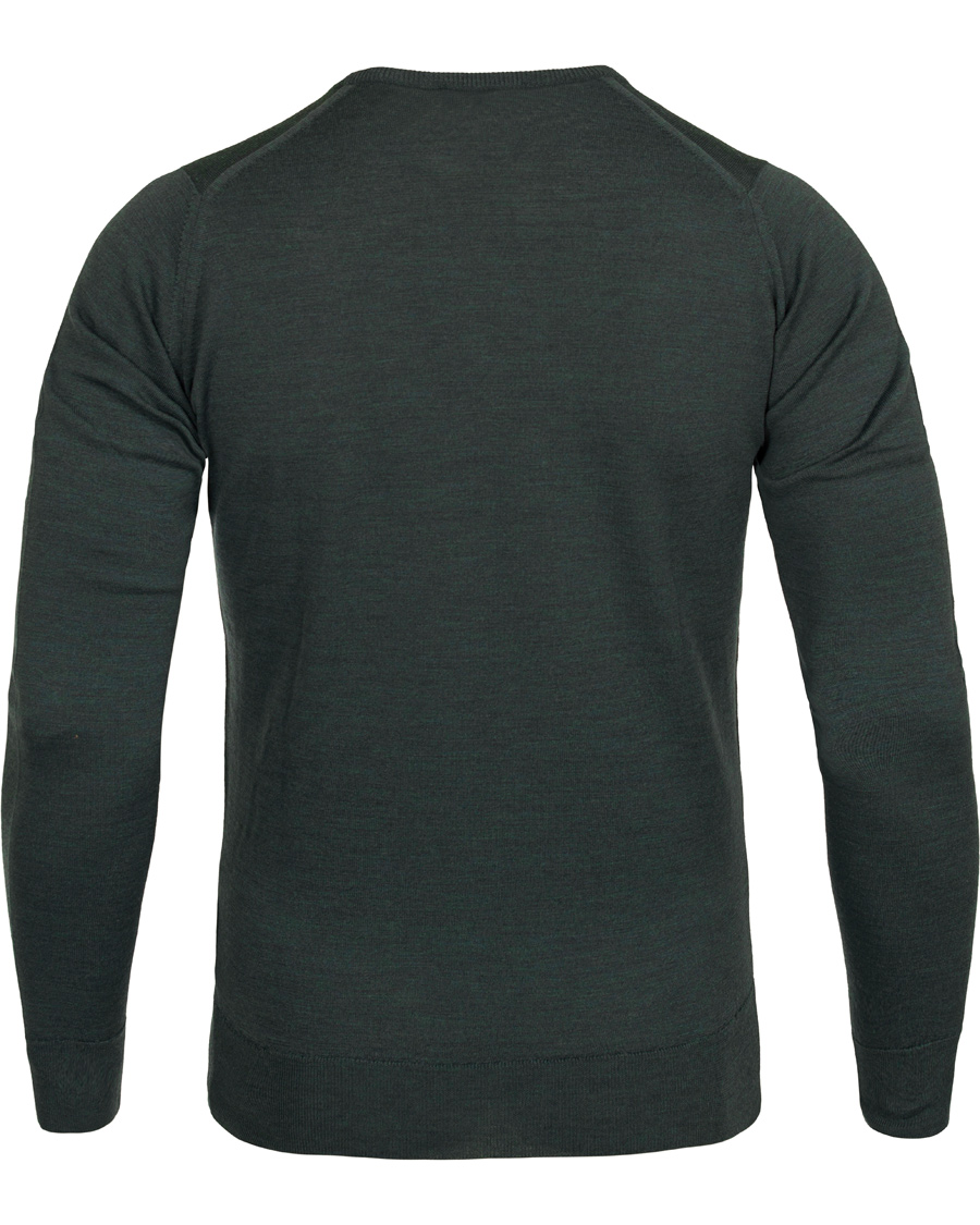 Herre | Trøjer | John Smedley | Cleves Fine Merino C-Neck Pullover Racing Green