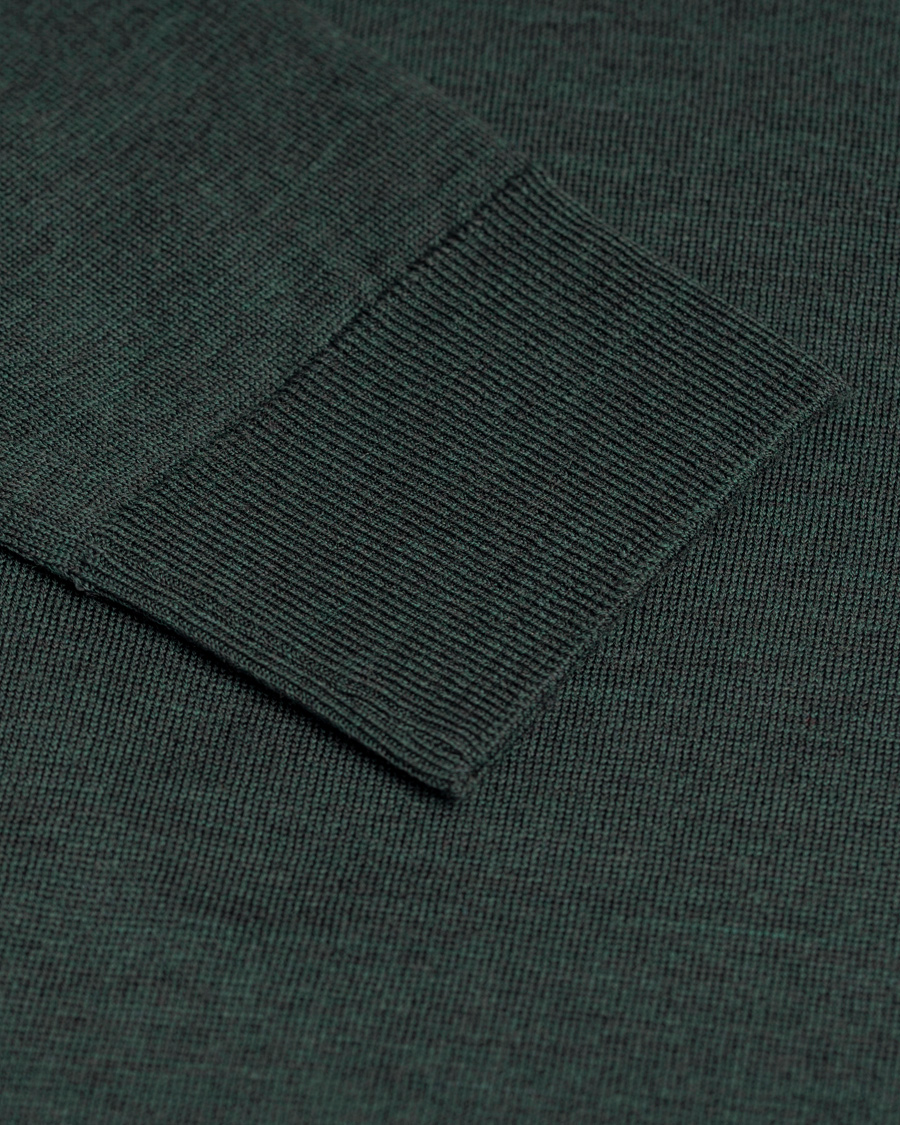 Herre | Trøjer | John Smedley | Cleves Fine Merino C-Neck Pullover Racing Green