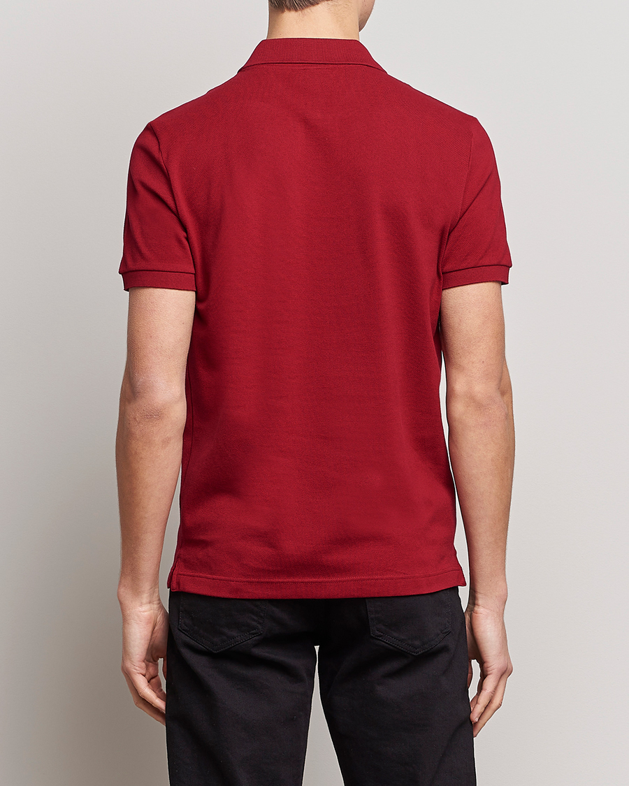 Herre | Kortærmede polotrøjer | Lacoste | Slim Fit Polo Piké Bordeaux