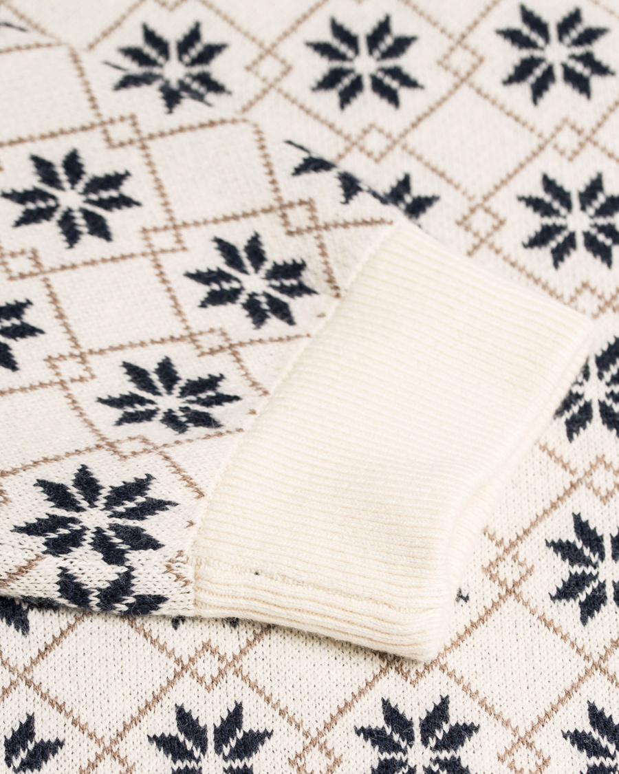 Herre | Trøjer | Lexington | Paul Jaquard Sweater Shell White