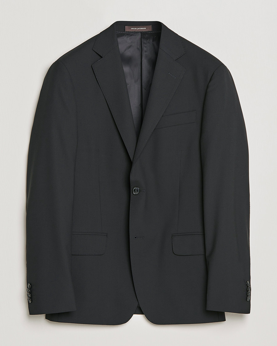 Herre | Blazere & jakker | Oscar Jacobson | Edmund Blazer Super 120´s Wool Black