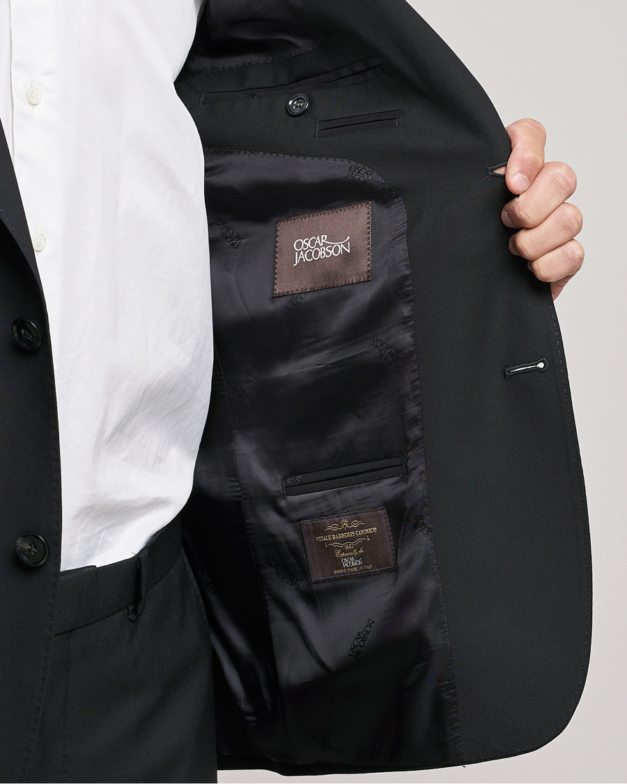 Herre | Blazere & jakker | Oscar Jacobson | Edmund Blazer Super 120´s Wool Black