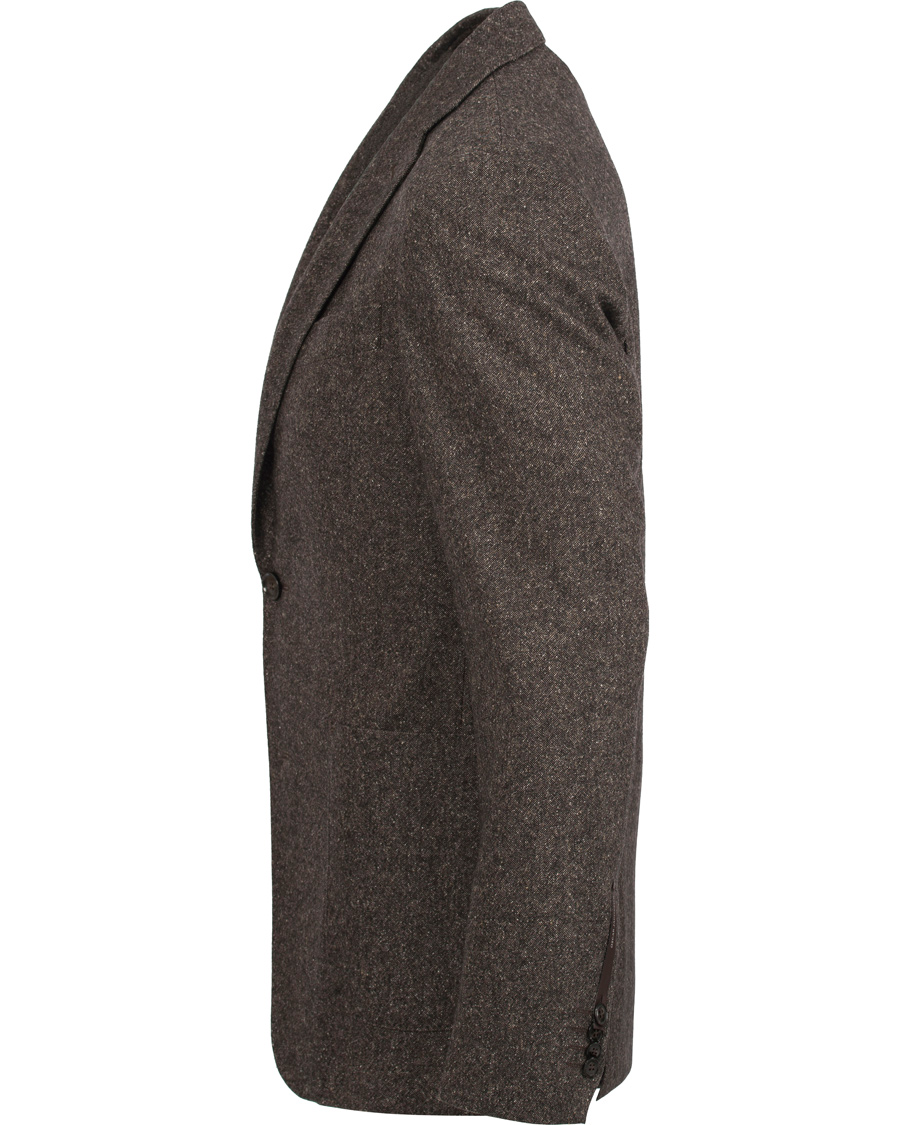 Herre | Blazere & jakker | Oscar Jacobson | Einar Lambswool Blazer Dark Brown 50