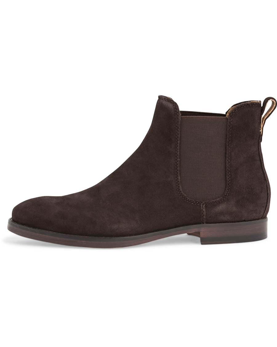 Herre | Polo Ralph Lauren Dillian Chelsea Boot Dark Brown Suede | Polo Ralph Lauren | Dillian Chelsea Boot Dark Brown Suede