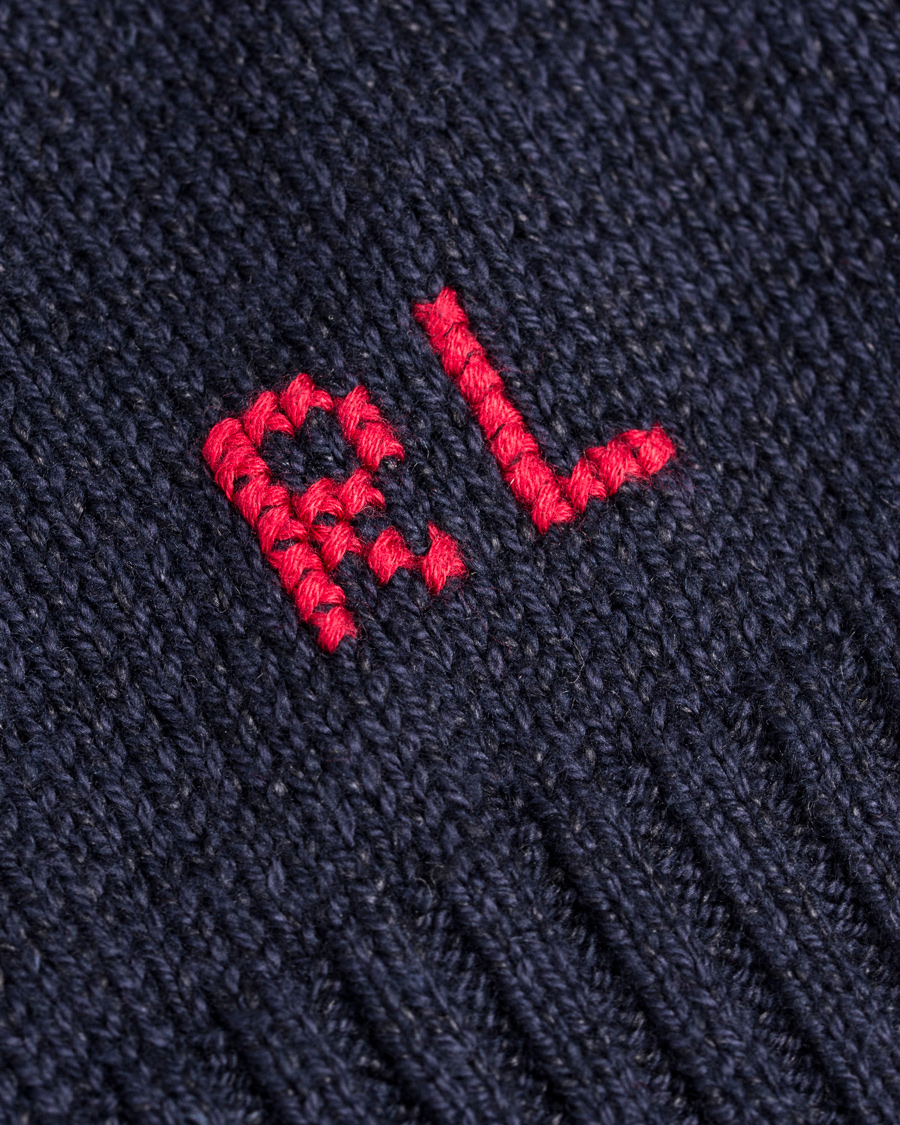 Herre | Trøjer | Polo Ralph Lauren | Cotton Knit Bear Sweater Blue