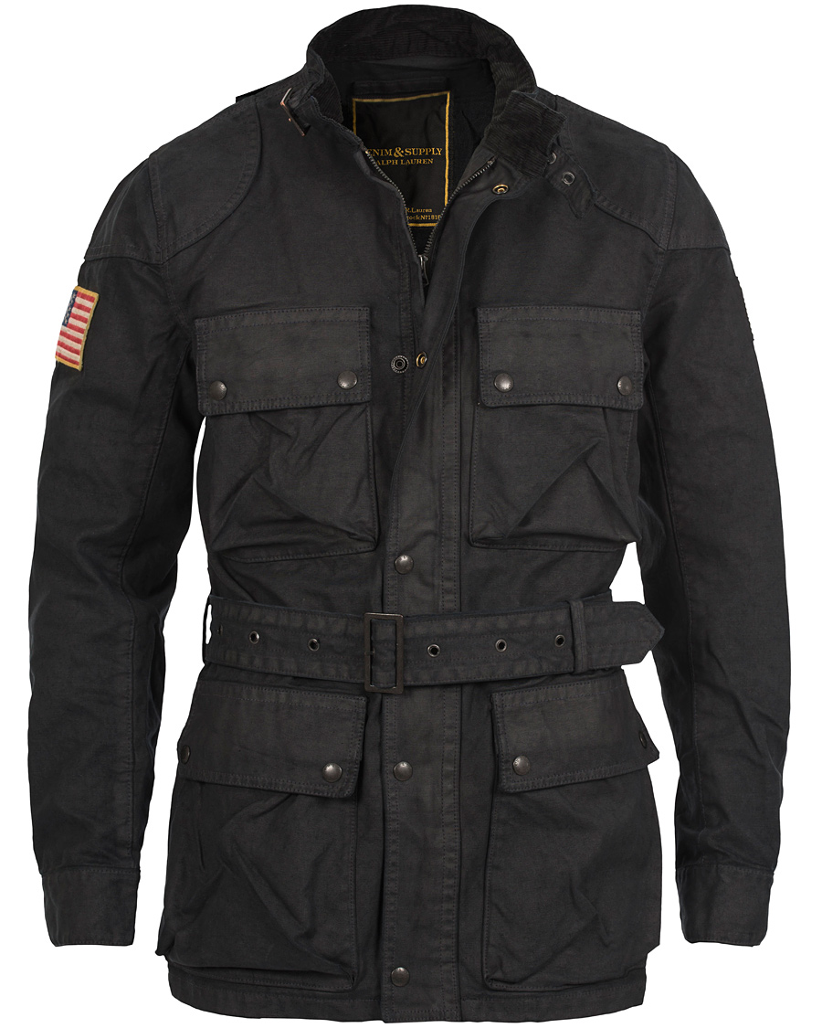 Herre | Jakker | Denim & Supply Ralph Lauren | 4-Pocket Motor Jacket Black