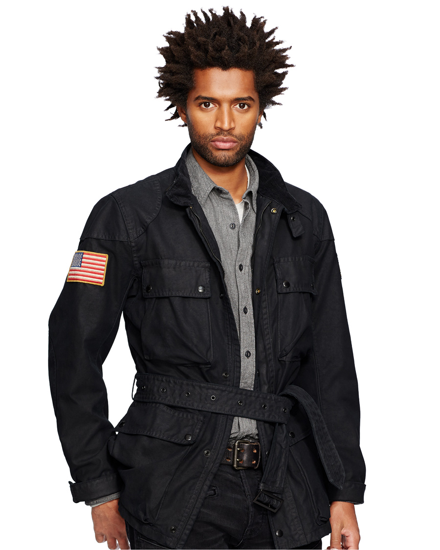 Herre | Jakker | Denim & Supply Ralph Lauren | 4-Pocket Motor Jacket Black