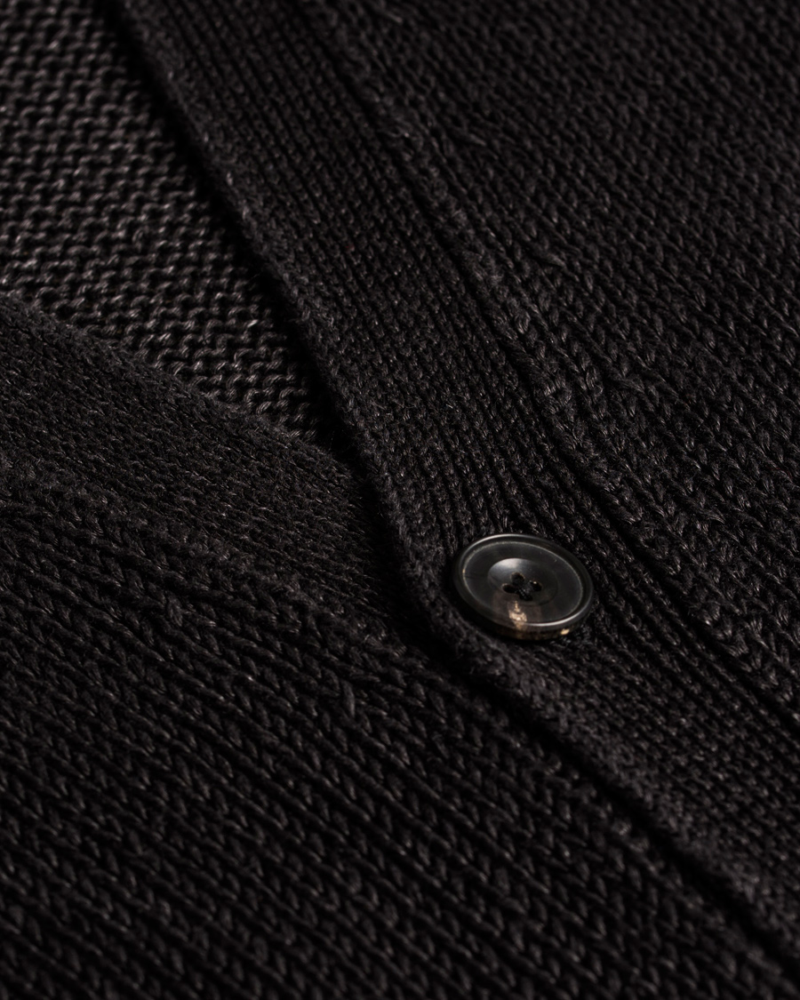 Herre | Trøjer | Polo Ralph Lauren | Linen Cardigan Polo Black
