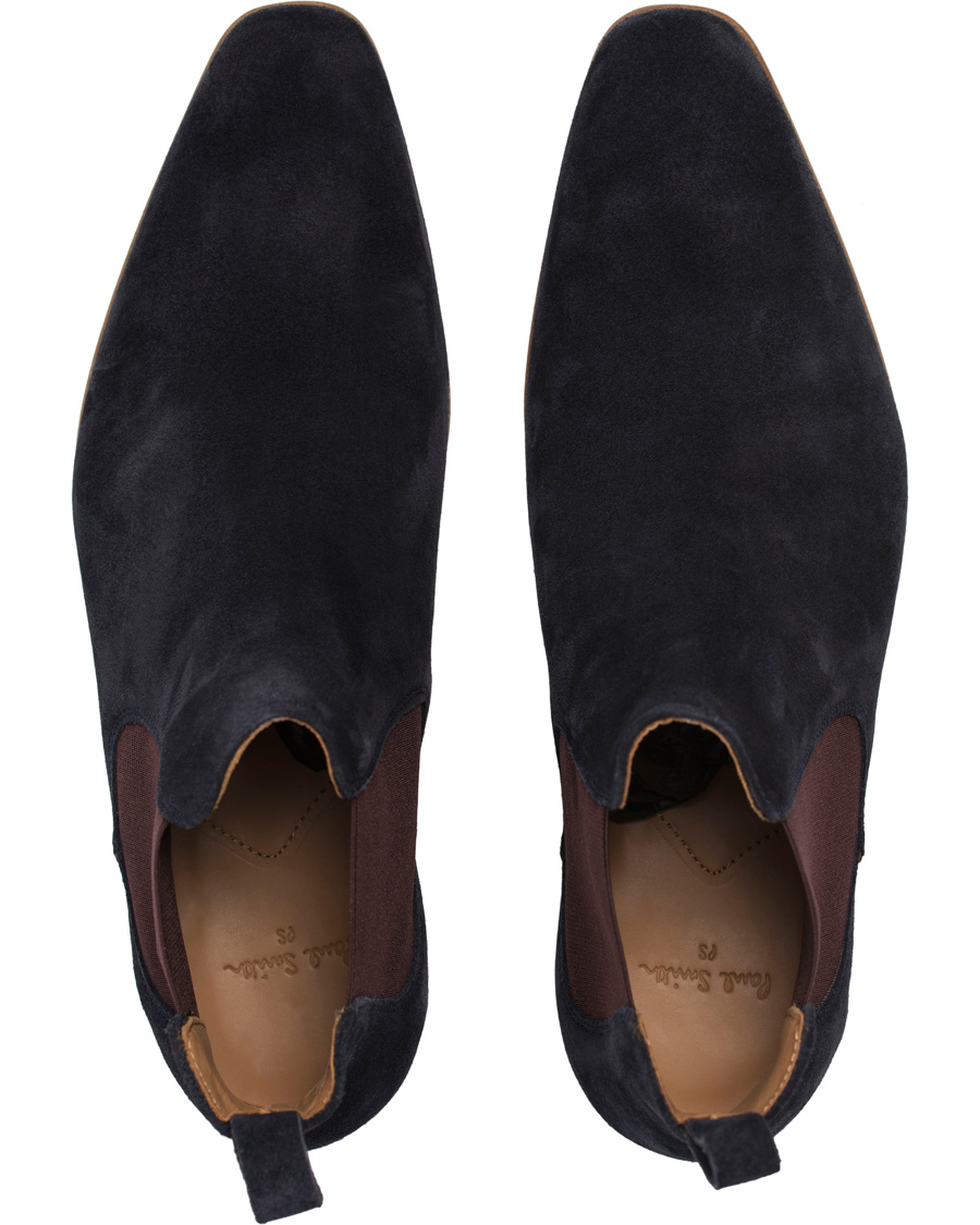Herre | Paul Smith Shoe Falconer Chelsea Boot Suede Navy | Paul Smith Shoe | Falconer Chelsea Boot Suede Navy