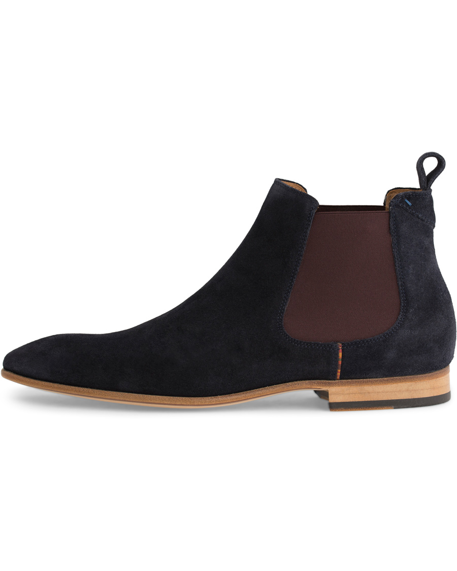 Herre | Paul Smith Shoe Falconer Chelsea Boot Suede Navy | Paul Smith Shoe | Falconer Chelsea Boot Suede Navy