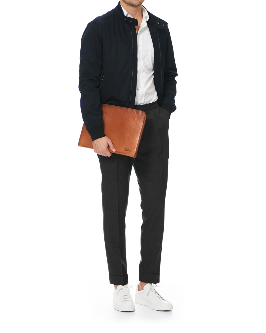 Herre | Oscar Jacobson Leather Document Case Brown | Oscar Jacobson | Leather Document Case Brown