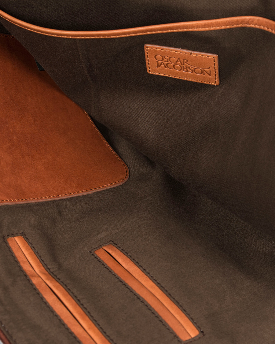 Herre | Oscar Jacobson Leather Document Case Brown | Oscar Jacobson | Leather Document Case Brown