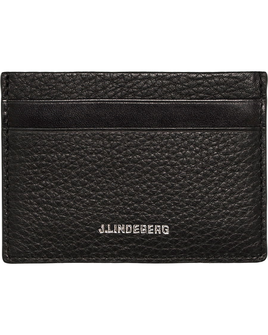 Herre | J.Lindeberg Credit Card Holder Black | J.Lindeberg | Credit Card Holder Black