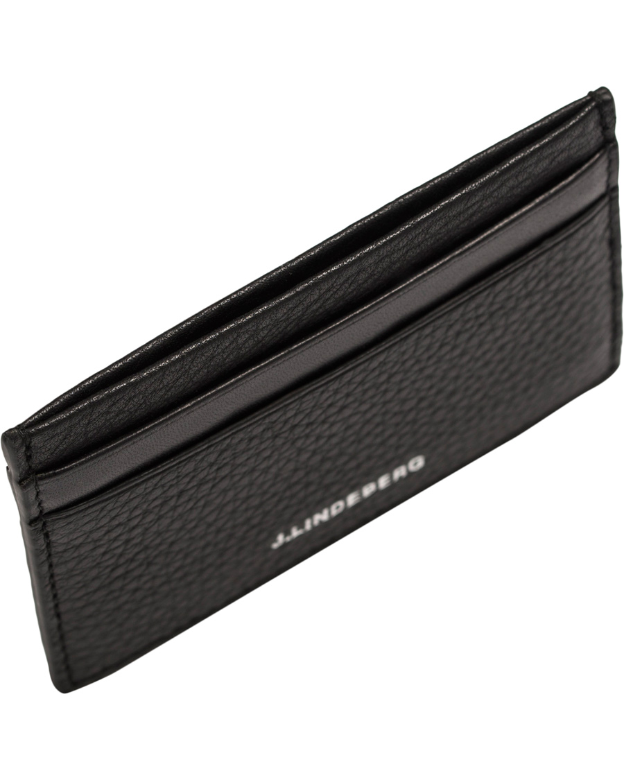 Herre | J.Lindeberg Credit Card Holder Black | J.Lindeberg | Credit Card Holder Black
