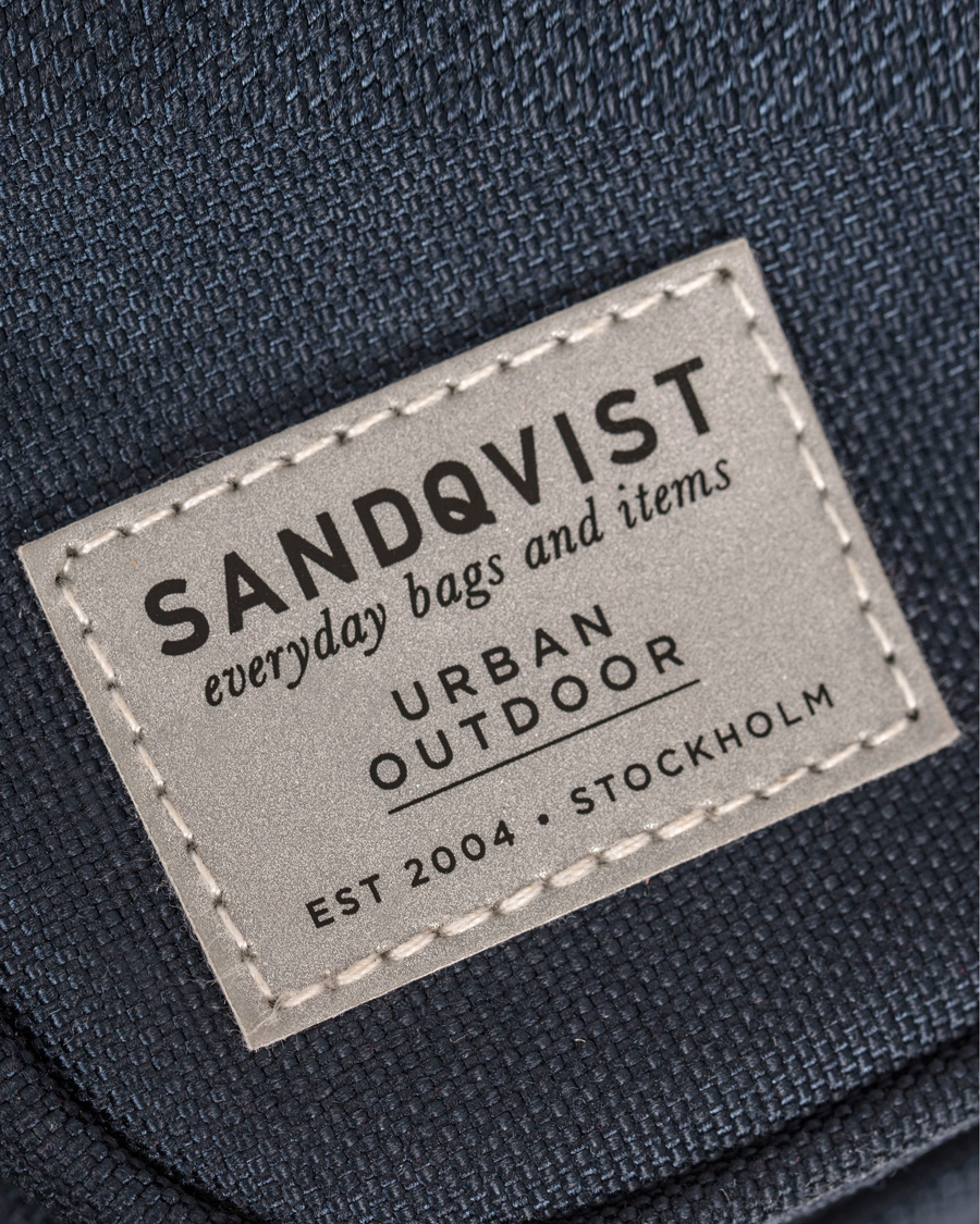Herre | Sandqvist Pontus Canvas Laptop Bag Blue | Sandqvist | Pontus Canvas Laptop Bag Blue