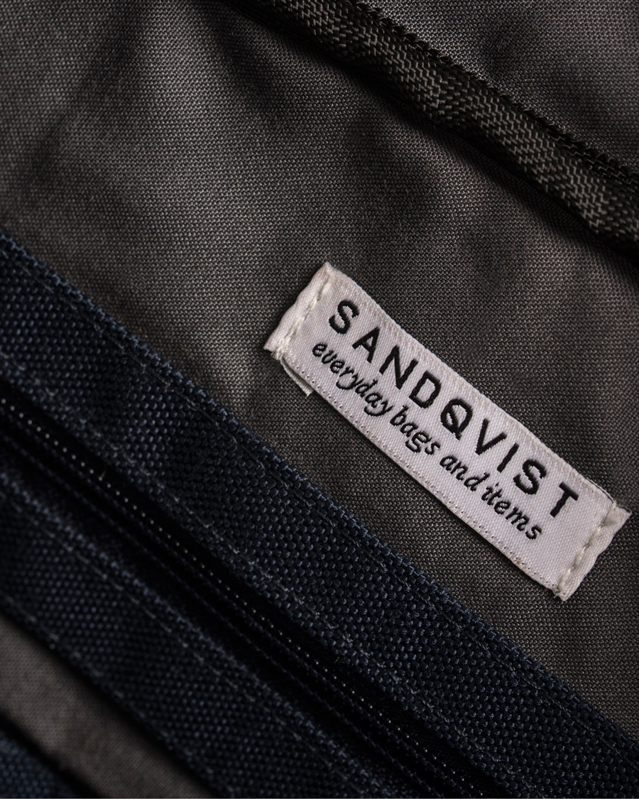 Herre | Sandqvist Pontus Canvas Laptop Bag Blue | Sandqvist | Pontus Canvas Laptop Bag Blue