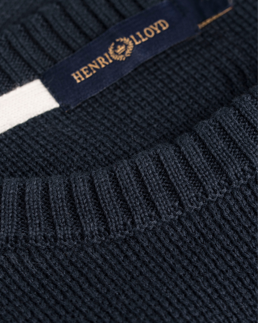 Herre | Trøjer | Henri-Lloyd | Henri Lloyd Arley Regular Crew Neck Knit Sweater Navy