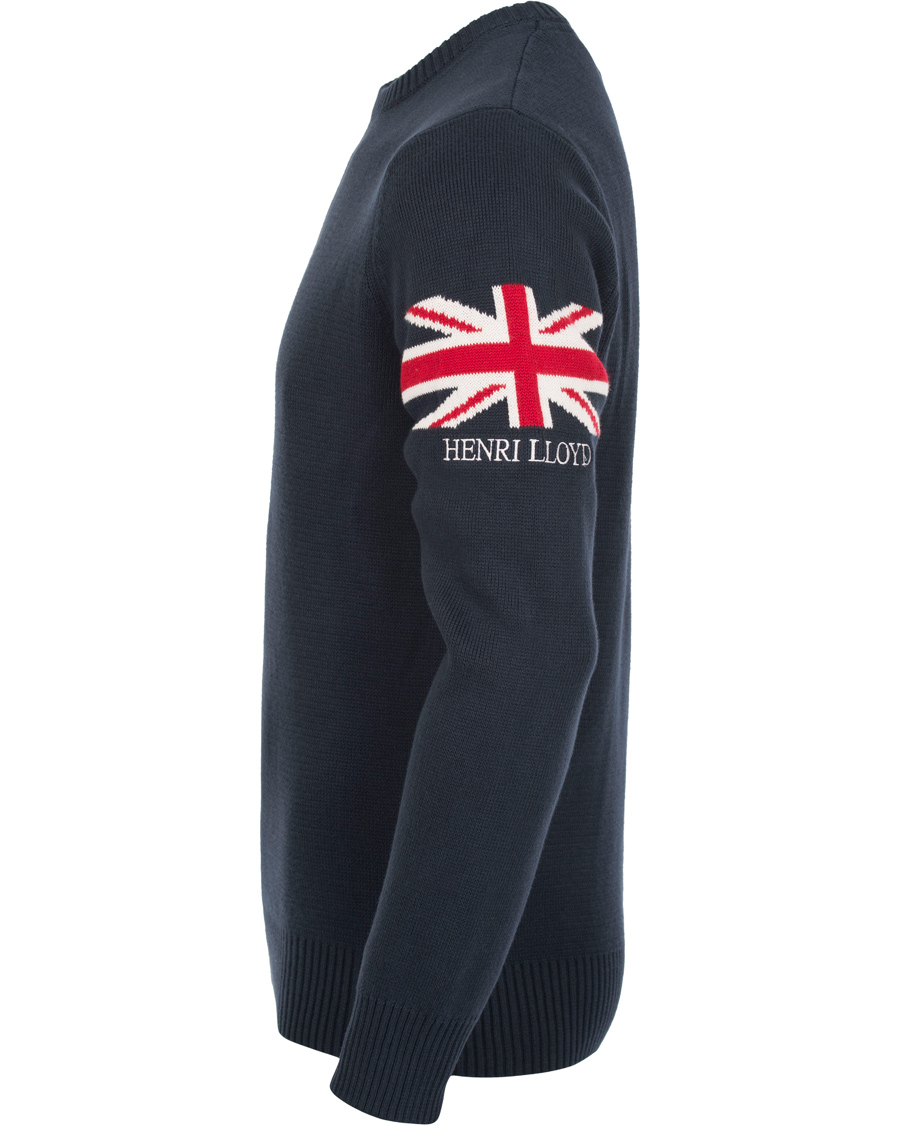 Herre | Trøjer | Henri-Lloyd | Henri Lloyd Arley Regular Crew Neck Knit Sweater Navy