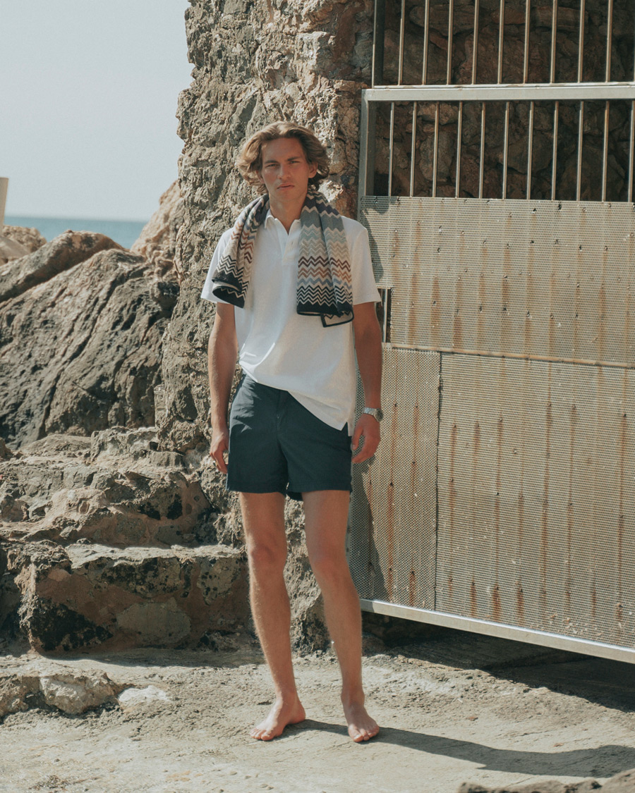 Herre | Polotrøjer | Sunspel | Riviera Polo Shirt White