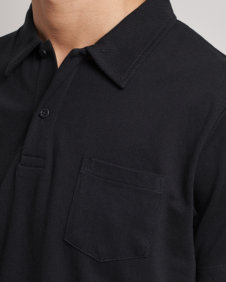 Herre | Polotrøjer | Sunspel | Riviera Polo Shirt Black