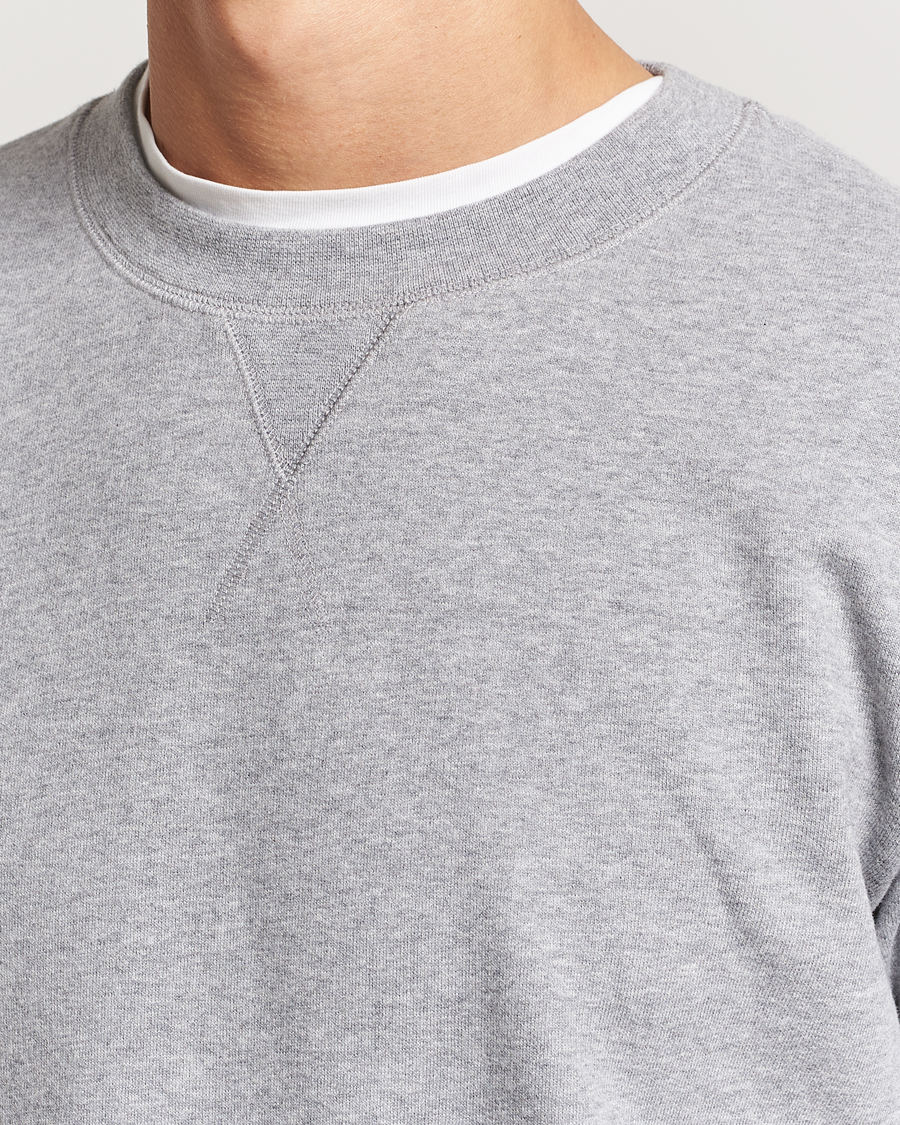Herre | Trøjer | Sunspel | Loopback Sweatshirt Grey Melange