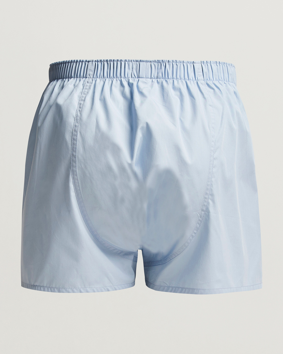 Herre | Boxershorts | Sunspel | Classic Woven Cotton Boxer Shorts Plain Blue