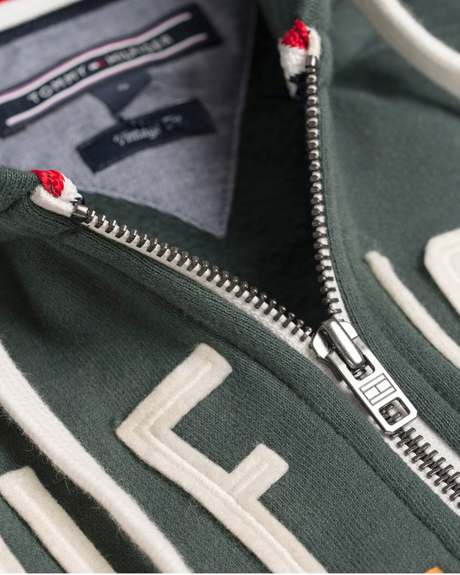 Herre | Trøjer | Tommy Hilfiger | Nardo Zip Hooded Sweatshirt Old Green