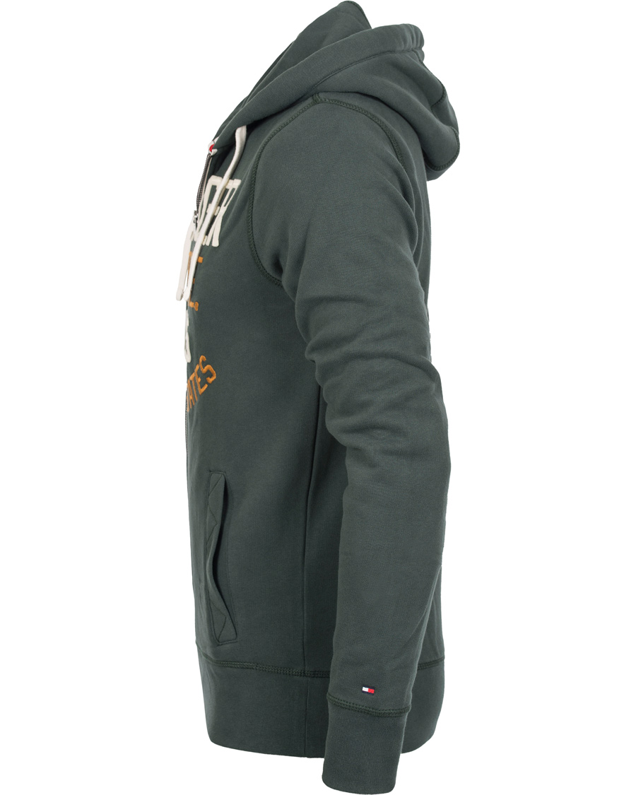 Herre | Trøjer | Tommy Hilfiger | Nardo Zip Hooded Sweatshirt Old Green