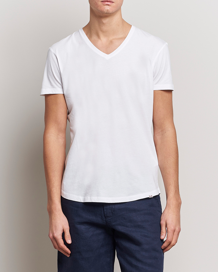 Herre | Hvide t-shirts | Orlebar Brown | OB V-Neck Tee White