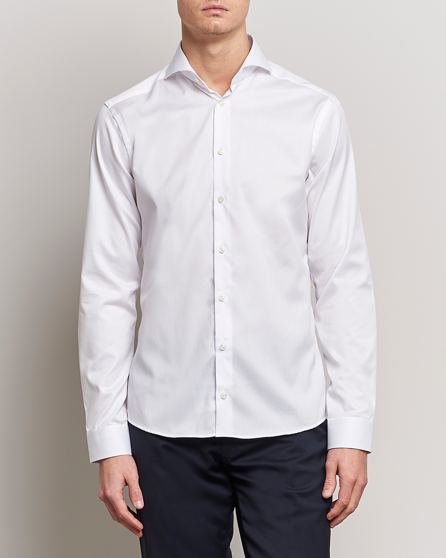 Herre | Tøj | Eton | Super Slim Fit Shirt Cutaway White