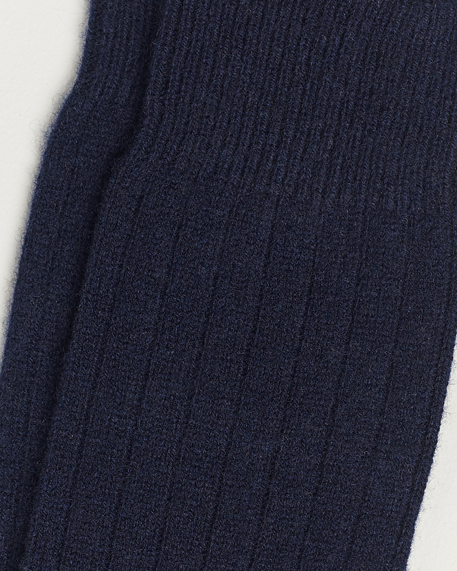 Herre | Best of British | Pantherella | Waddington Cashmere Sock Navy