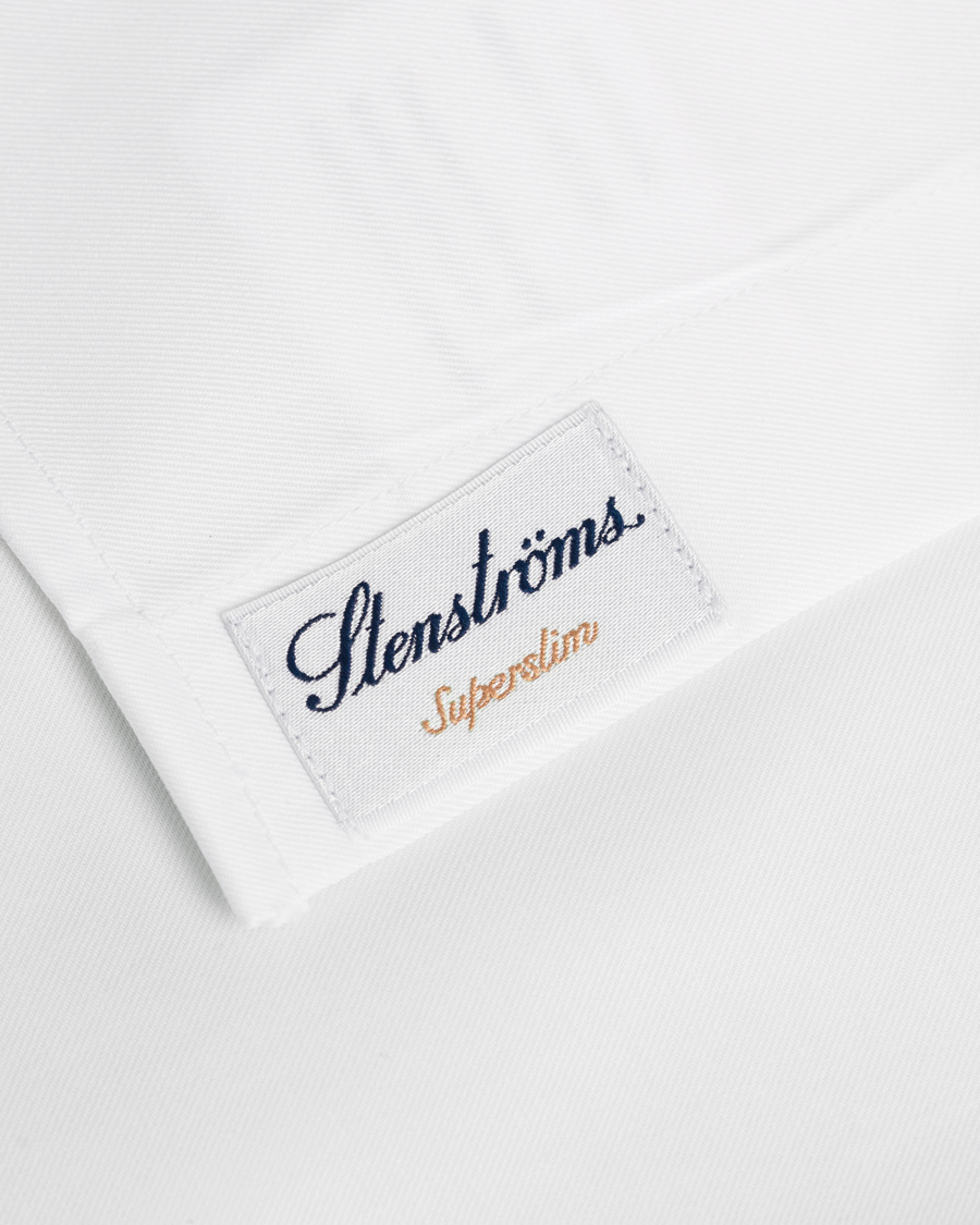 Herre | Skjorter | Stenströms | Superslim Plain Shirt  White