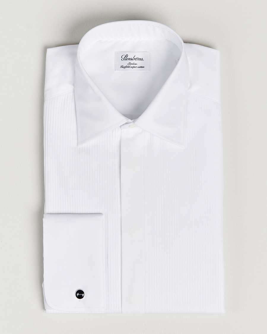Herre | Skjorter | Stenströms | Slimline Smoking Shirt White