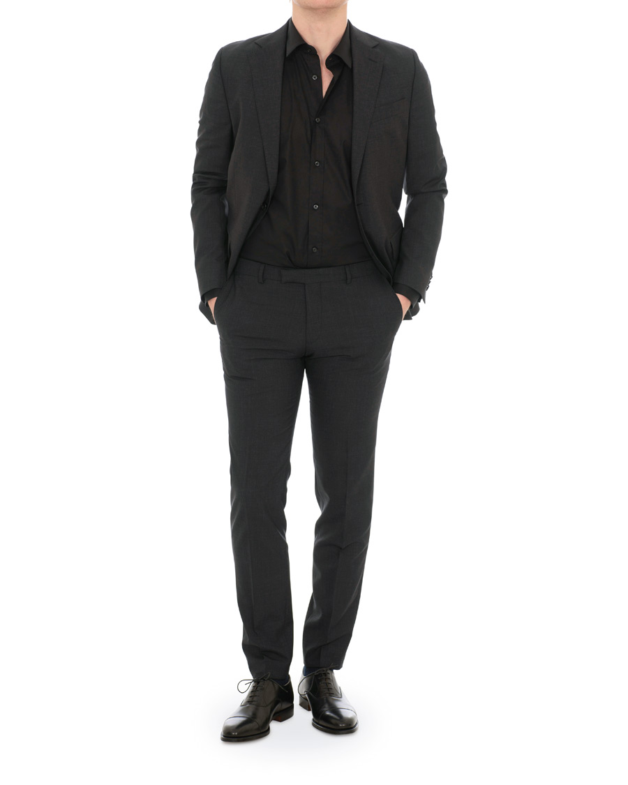 Herre | Skjorter | HUGO | Elisha Slim Fit Shirt Black