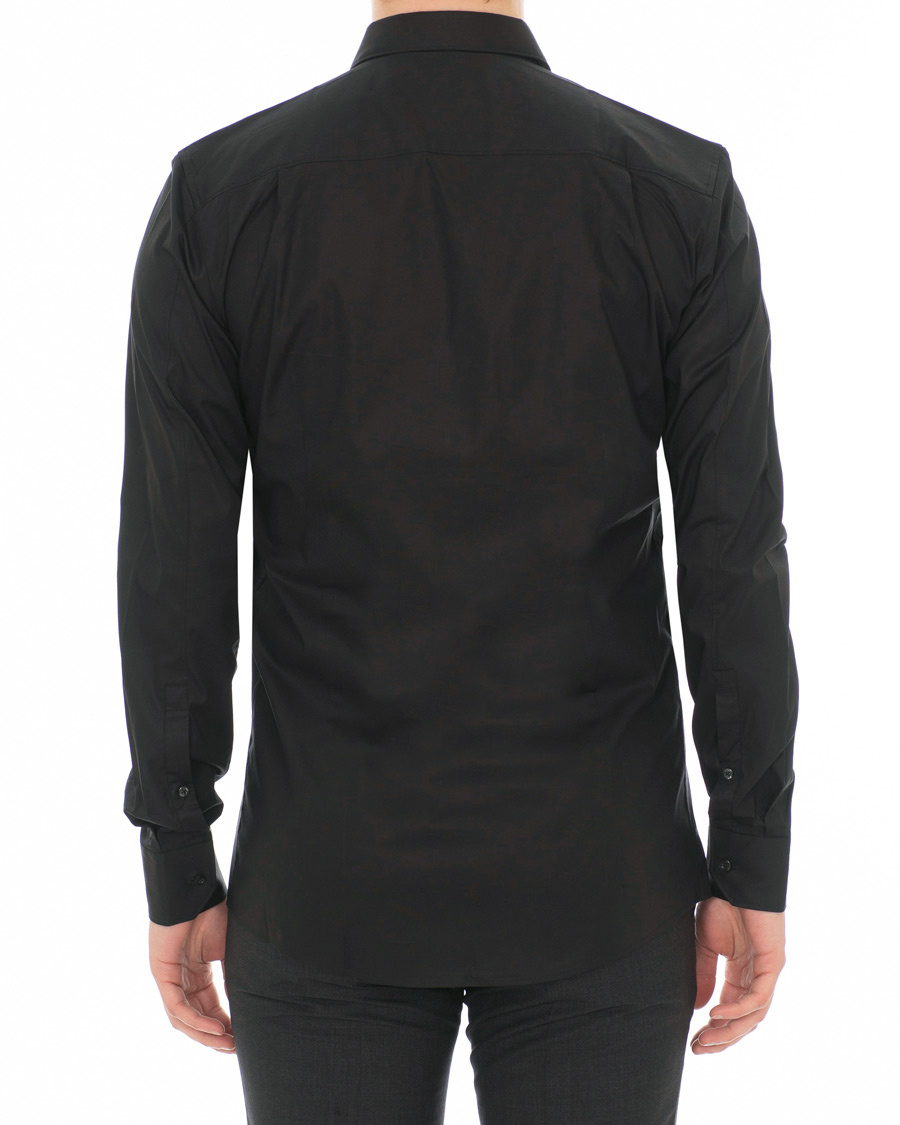 Herre | Skjorter | HUGO | Elisha Slim Fit Shirt Black