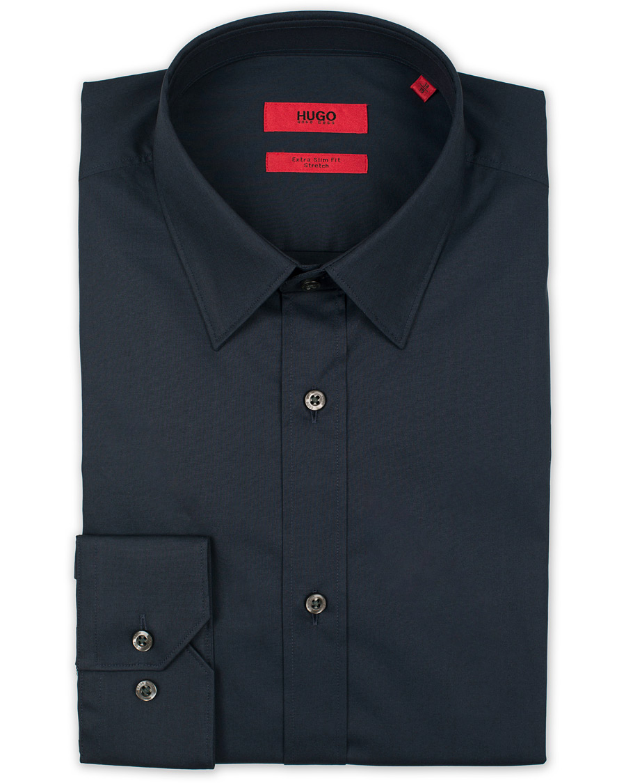 Herre | Skjorter | HUGO | Elisha Slim Fit Shirt Open Blue
