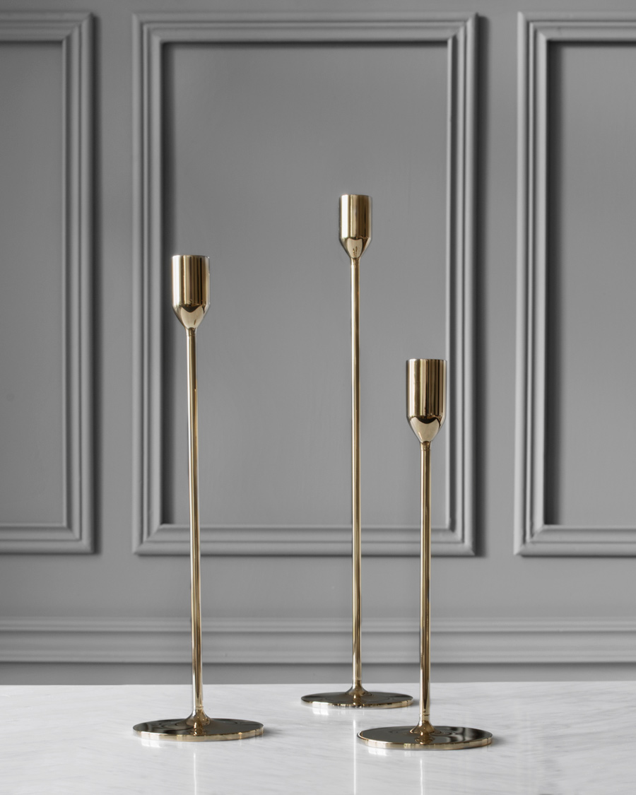 Herre | Basics | Skultuna | Nightlight Candlestick Brass